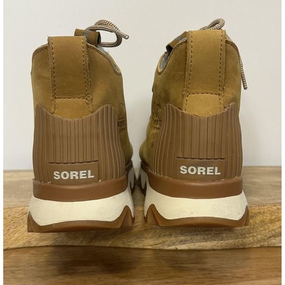 Sorel Kinetic Caribou Sneaker Waterproof Shoes Womens Size 8 Lace Up Boots - Picture 7 of 12
